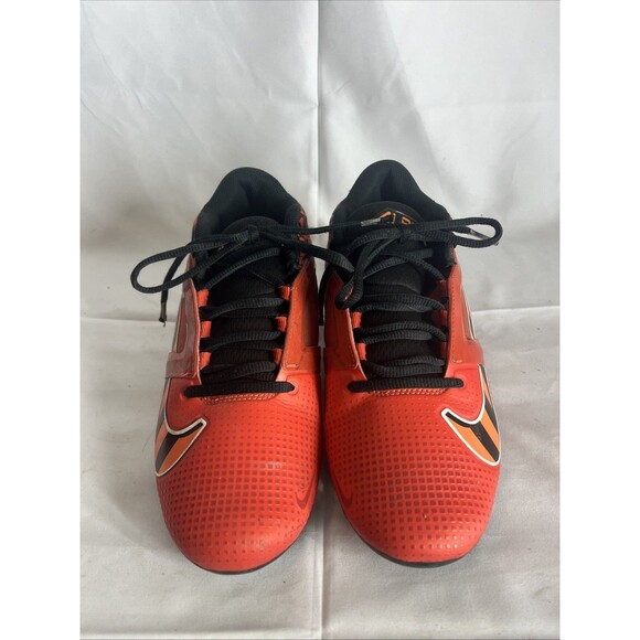 Nike Alpha Menace 4 Pro Picante Red Black Football Cleats | FQ3984-600 Mens Sz 8 - Picture 2 of 14